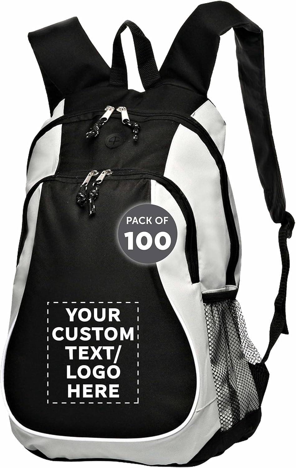 100 Personalized Sports Backpacks - Travel & Everyday Essential - Blue
