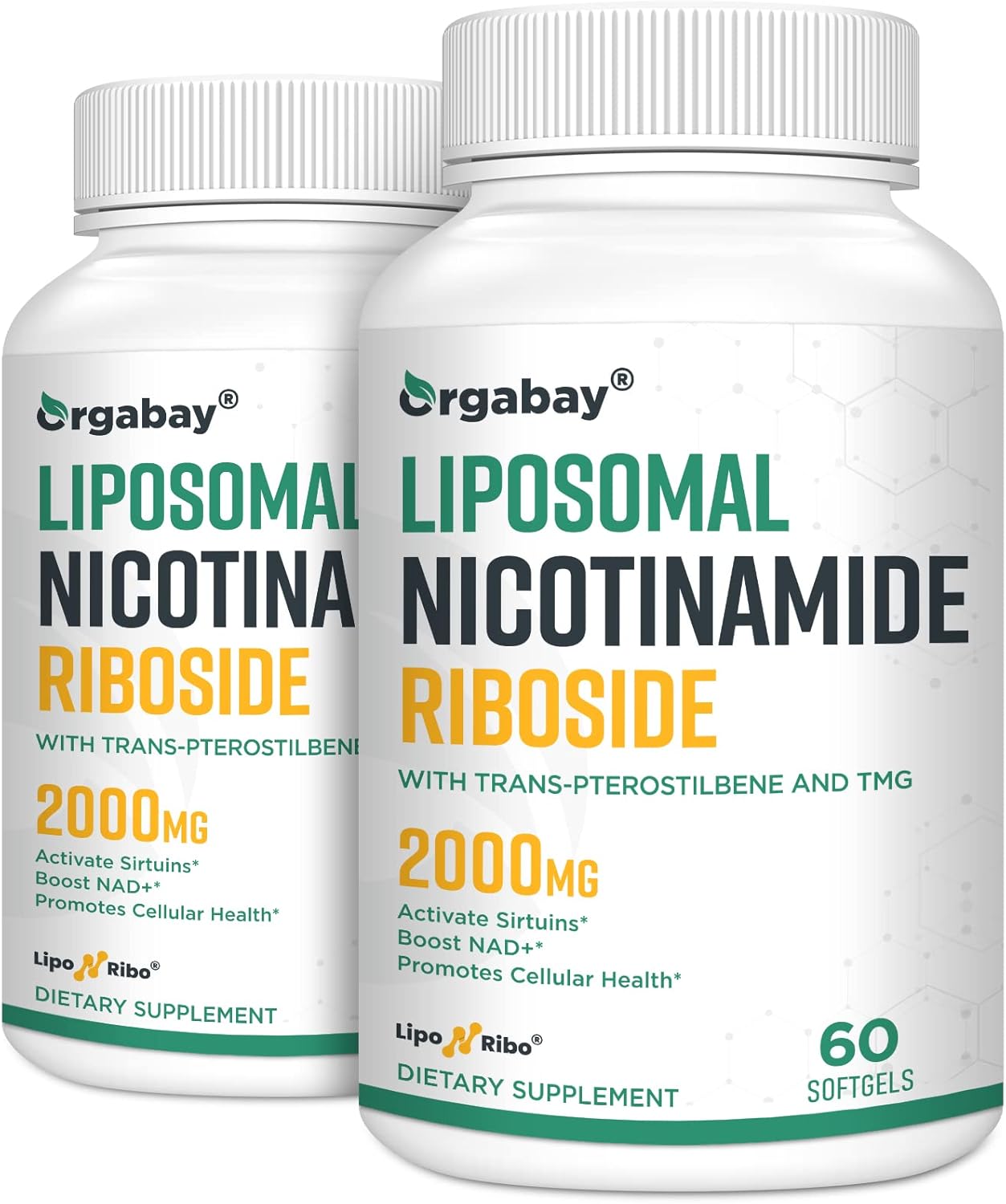 Orgabay Liposomal Nicotinamide Riboside 2000 MG for Healthy Aging