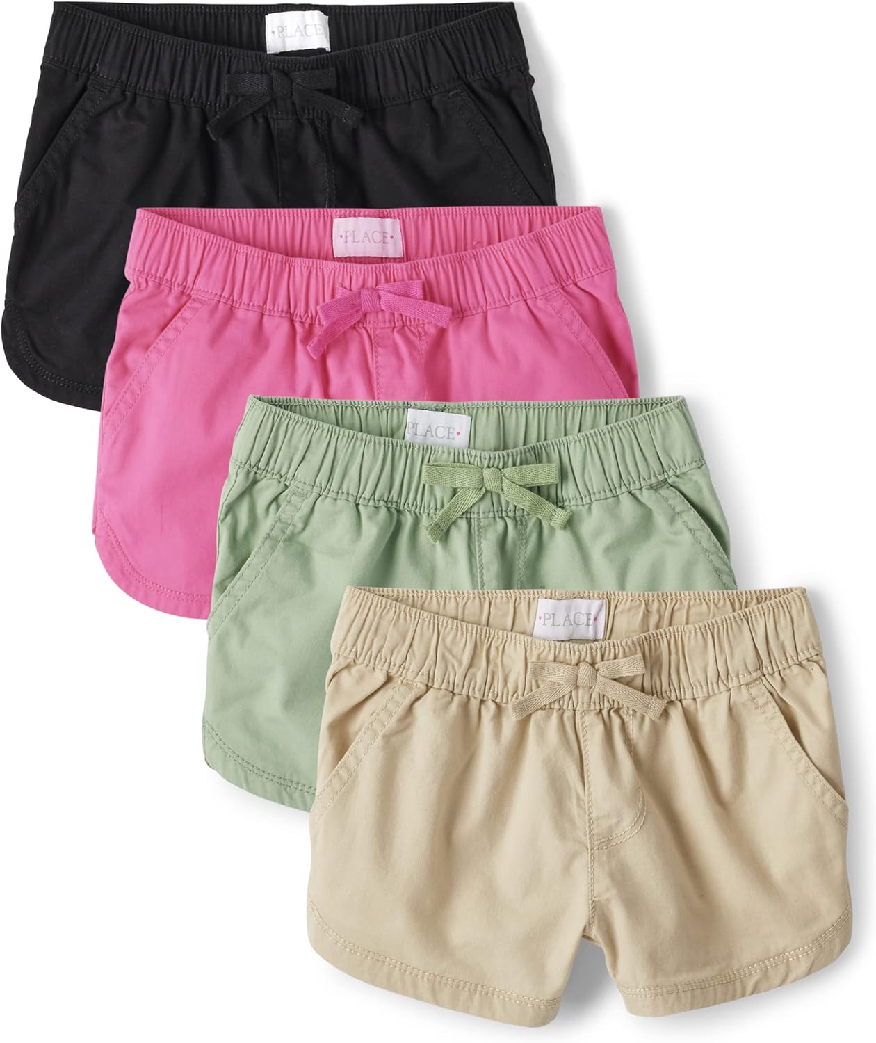 The Children's Place Girls Denim Pull On Shorts for Summer Fun