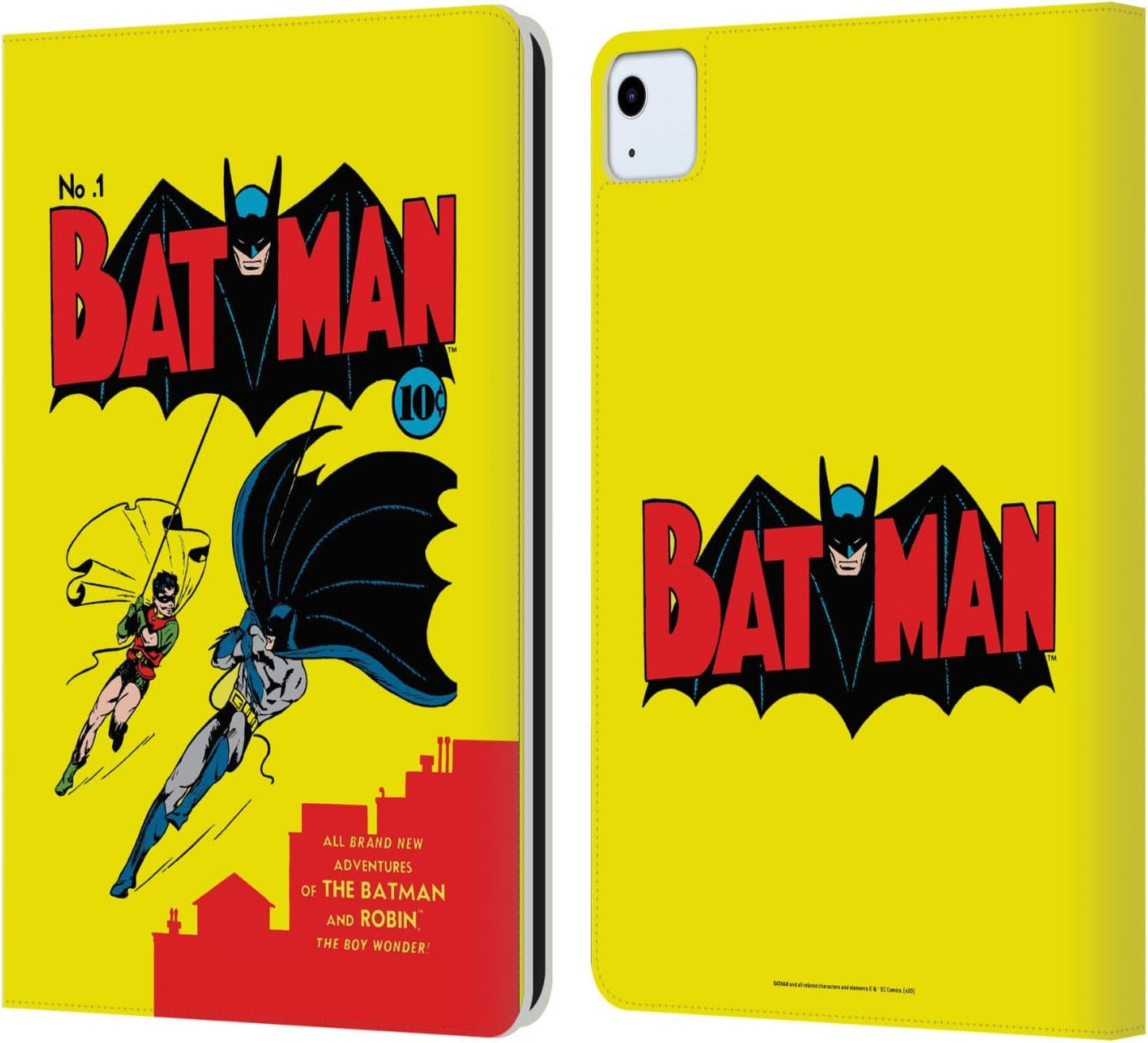 Batman DC Comics Leather Wallet Case for iPad Air 11 2020-2025