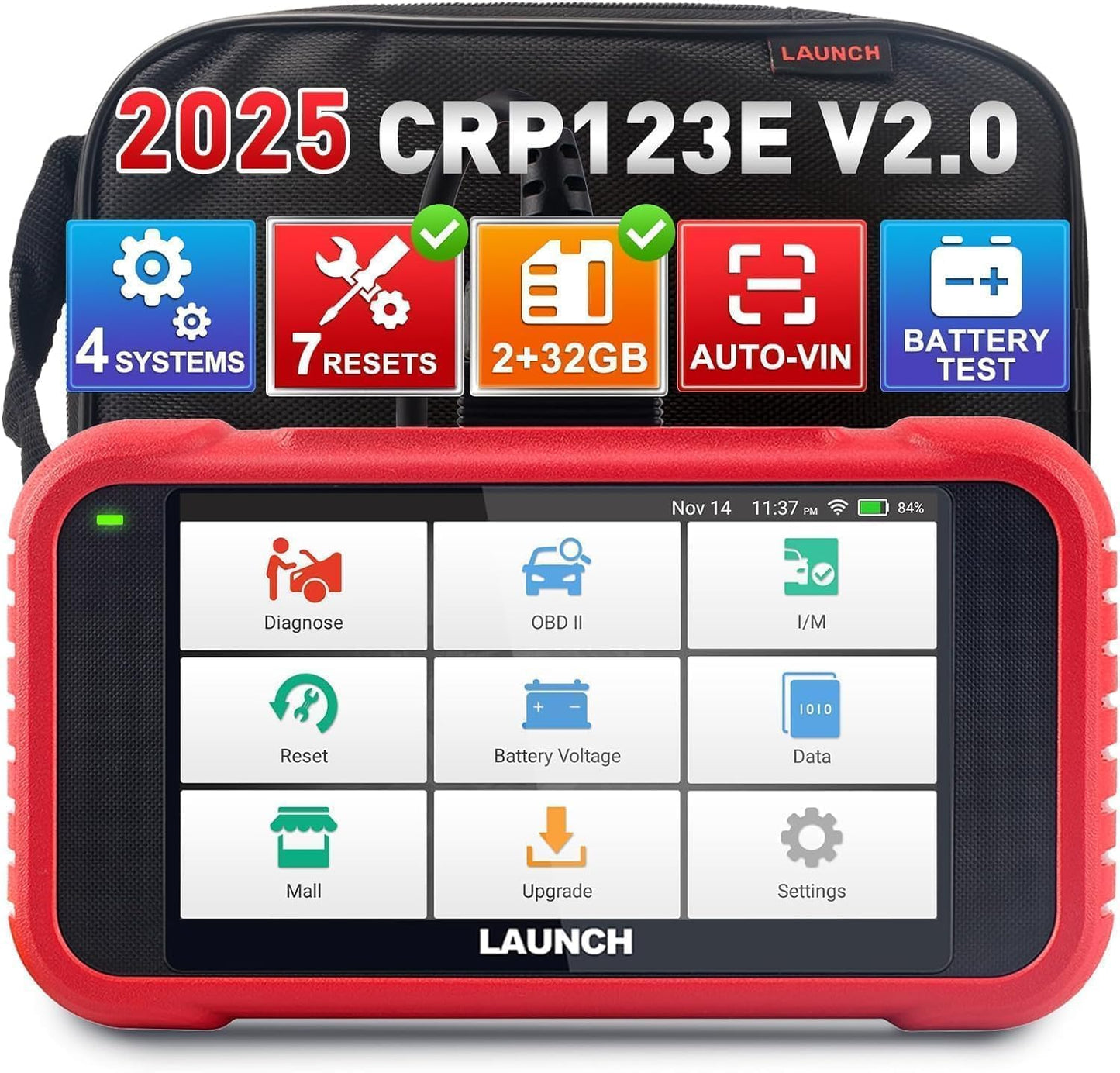 2025 Upgraded LAUNCH OBD2 Scanner CRP123E V2.0 for Diagnostics
