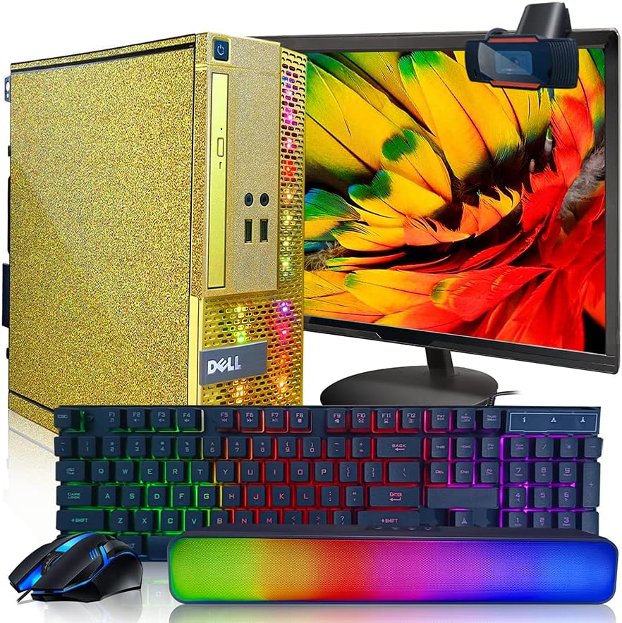 Dell Quad Core I5 Desktop + Accessories Bundle