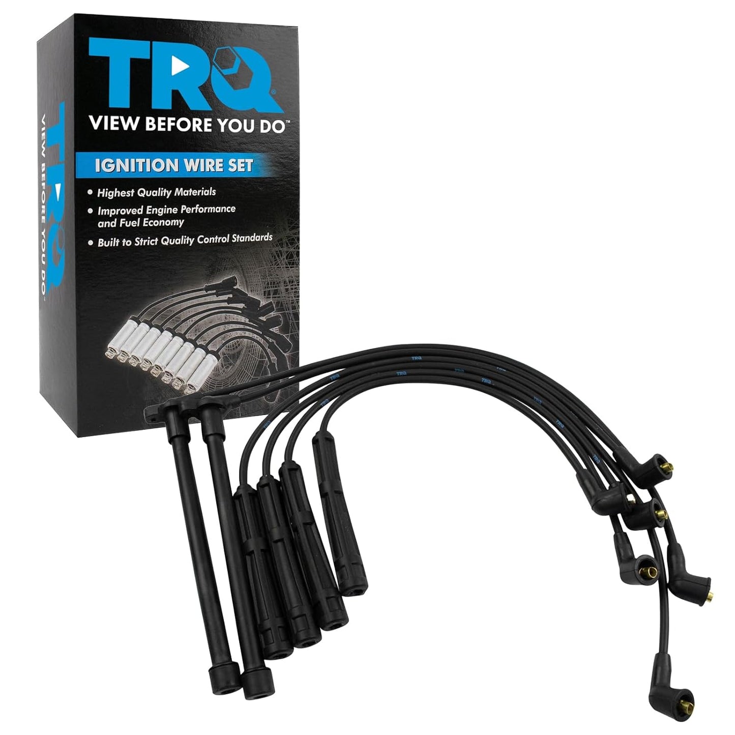 TRQ Ignition Spark Plug Wire Kit for Nissan Frontier Xterra V6