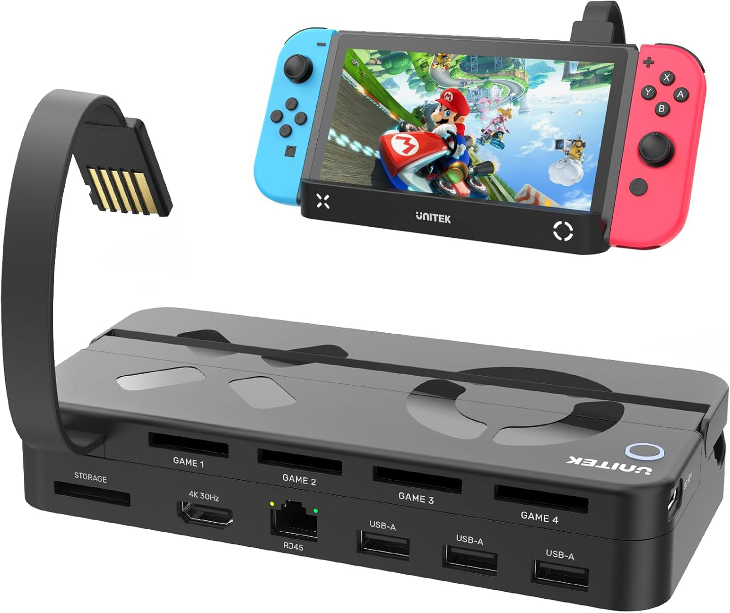 Unitek Switch Dock Station with 4K HDMI and Game Card Reader