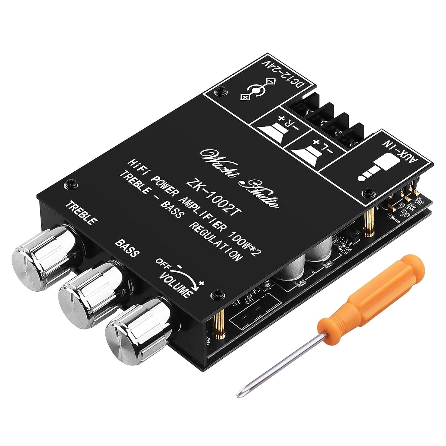 Premium 2x100W Bluetooth Amp Board - Enhanced Sound Control!