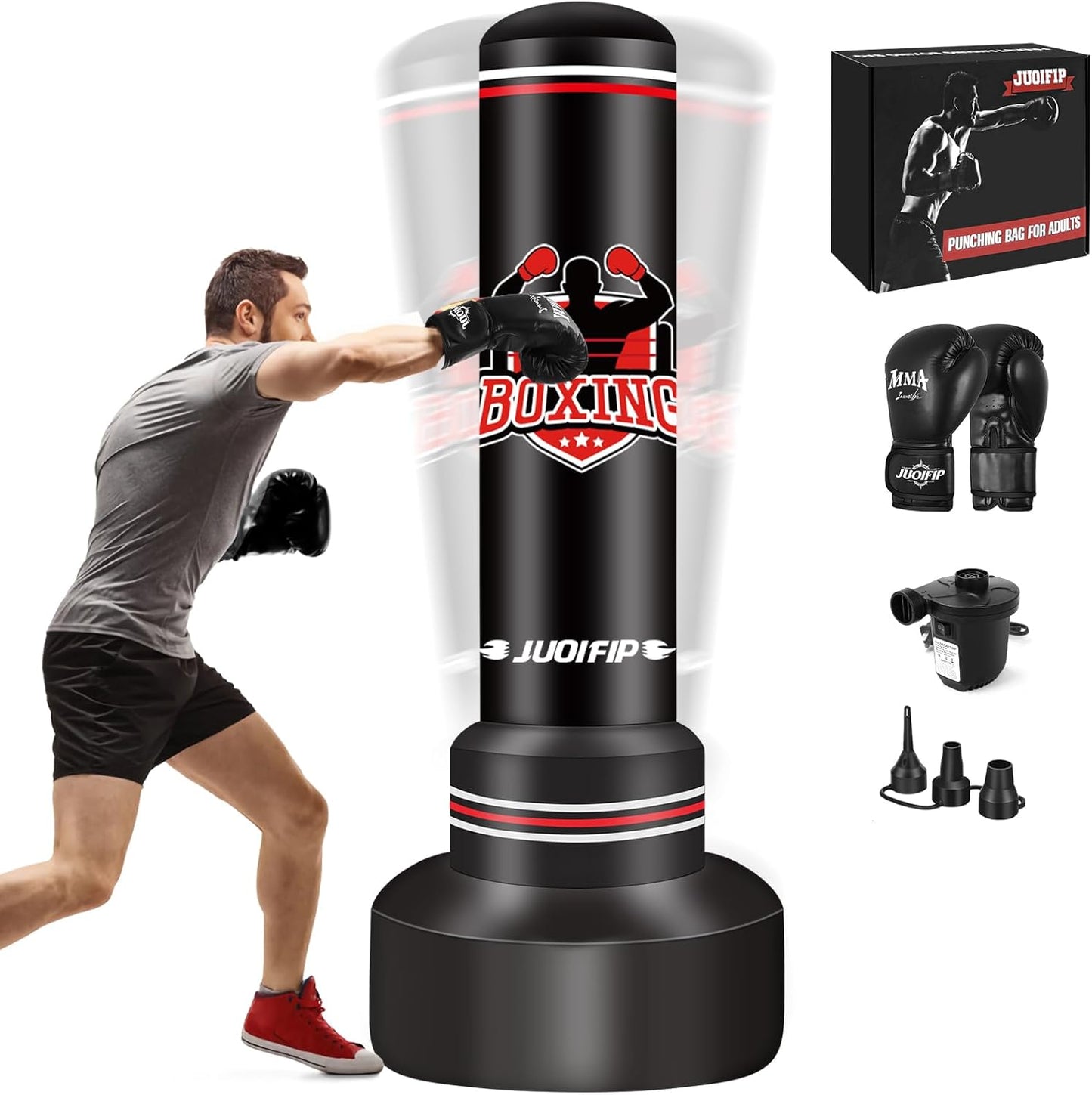 Ultimate Kickboxing Training Bag for Adults - JUOIFIP