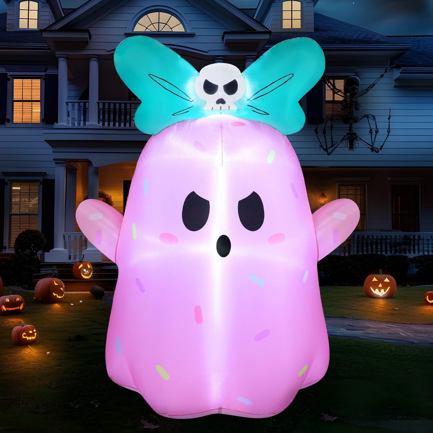 5ft Tall Halloween Inflatable Ghost Outdoor Decorations