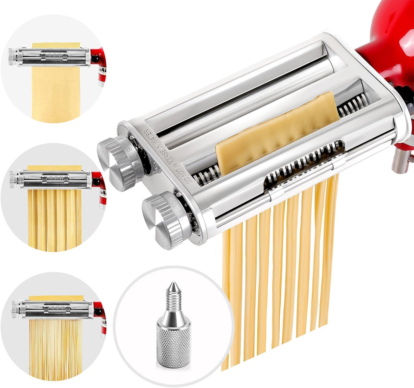RAFBAR 3-in-1 Stainless Steel Pasta Maker