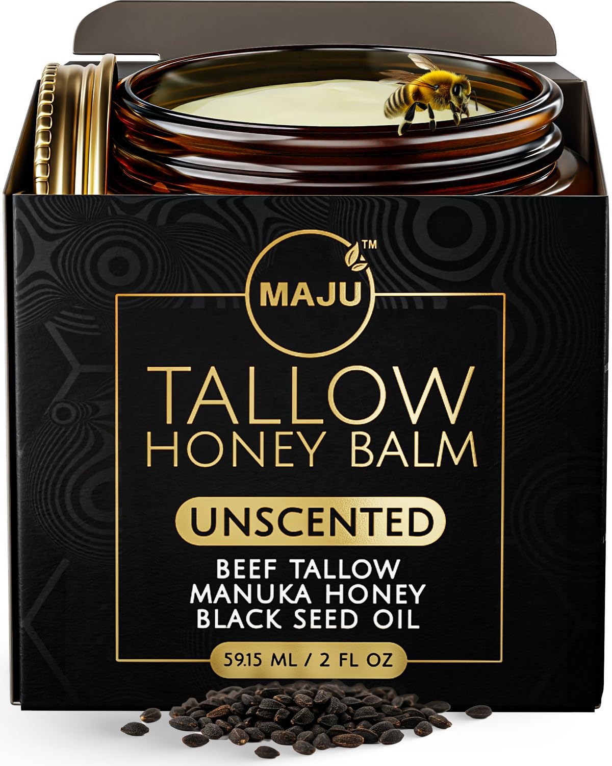 MAJU Beef Tallow Manuka Honey Balm for Deep Hydration