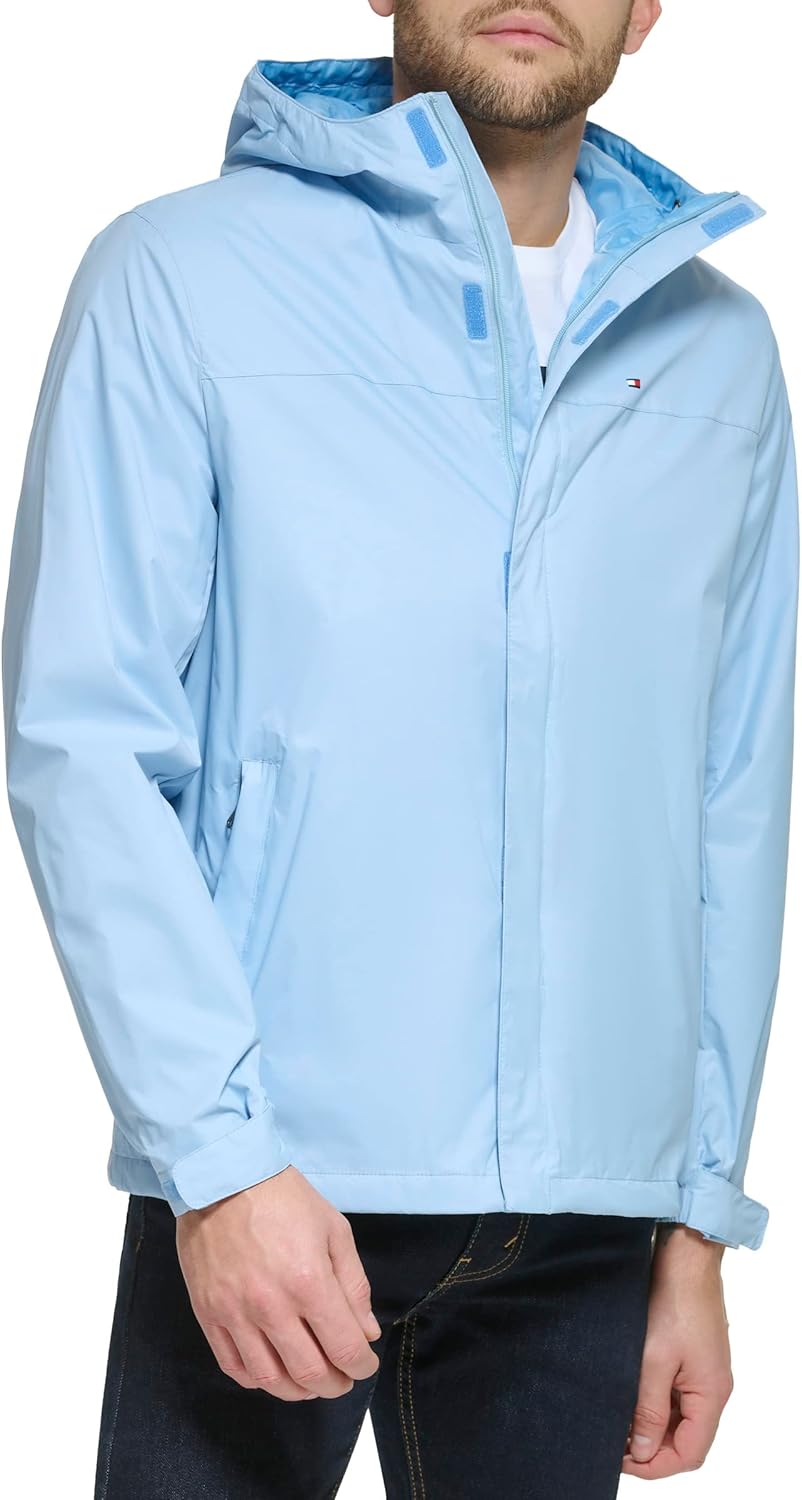 Tommy Hilfiger Men's Lightweight Waterproof Hooded Jacket Review