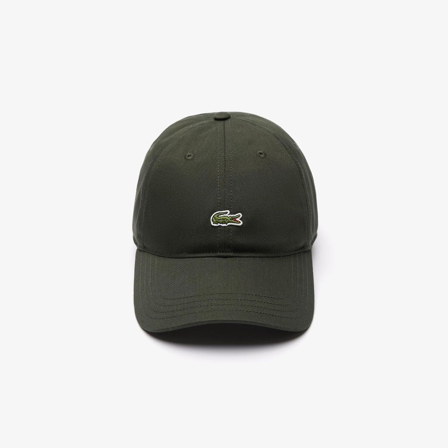 Lacoste Men's Cotton Twill Side Logo Cap for Sporty Elegance