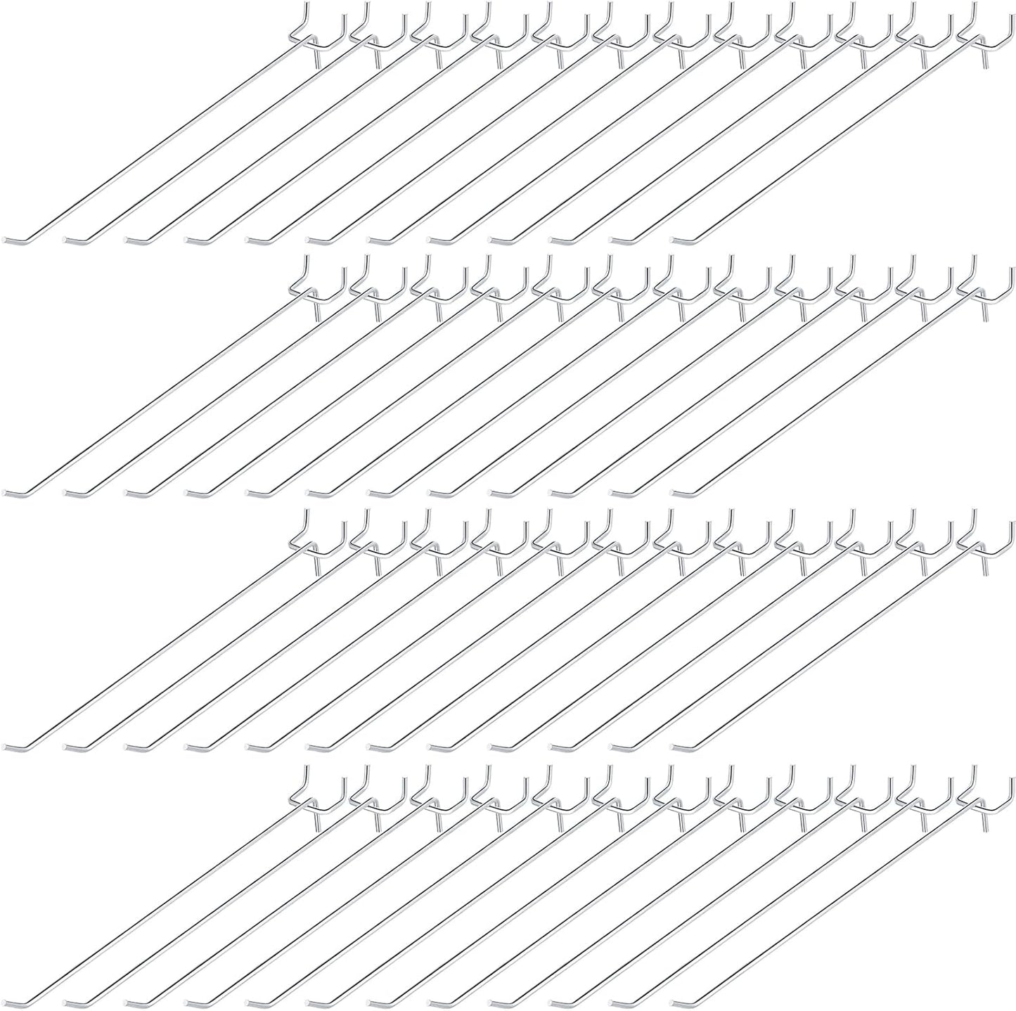 Funrous 100 Pack Peg Board Hooks for Garage Storage Tools