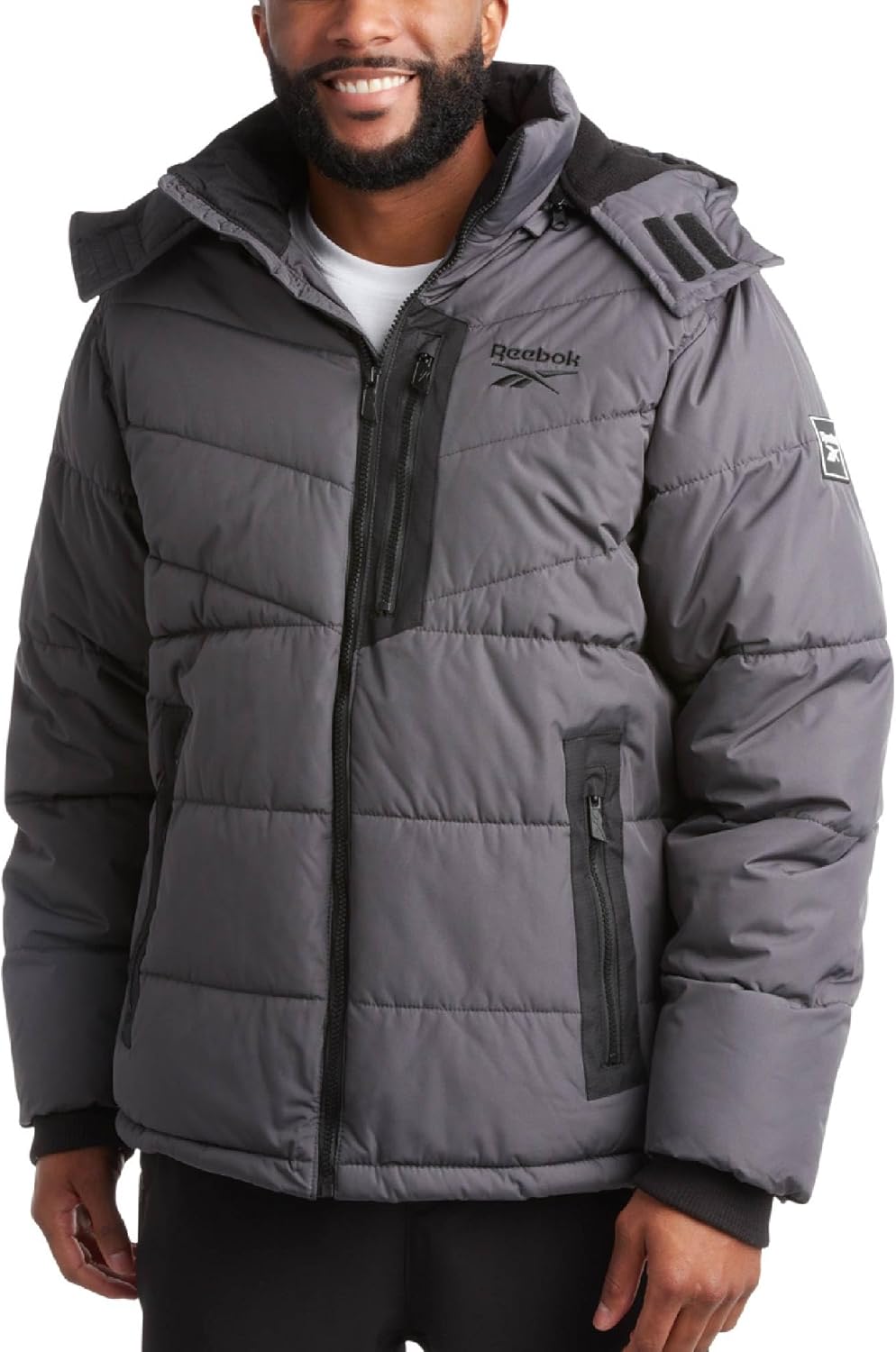 Warm & Stylish Reebok Puffer Coat - Weather Resistant (L-XXL)