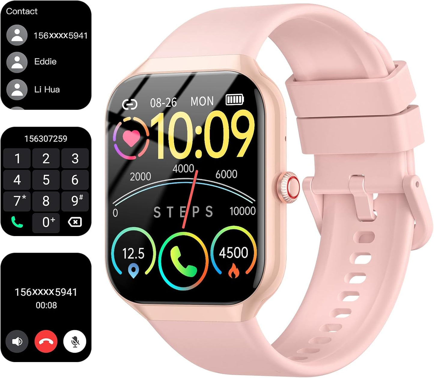 Smart Watch with 110 Sport Modes and Health Monitoring Features