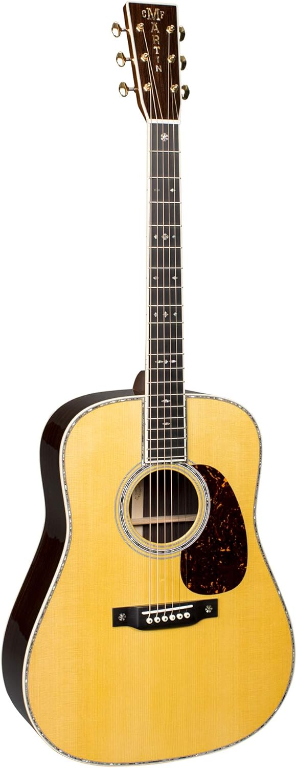 Hand-Built Martin D-42: Authentic Wood Acoustic