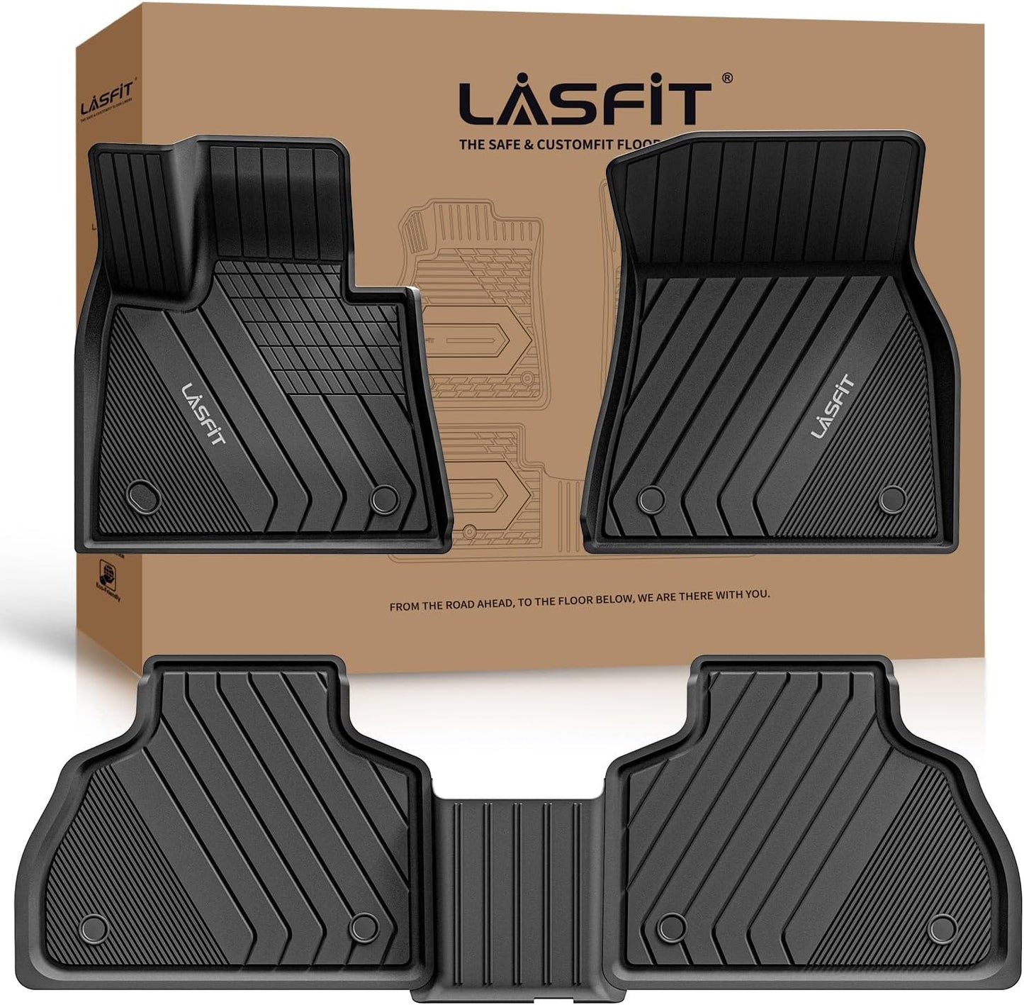 Custom Fit TPE All Weather Floor Mats for BMW X7 2019-2026