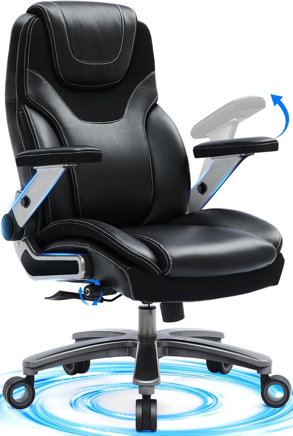 600lbs Big & Tall Executive Chair w/ 5D Arms