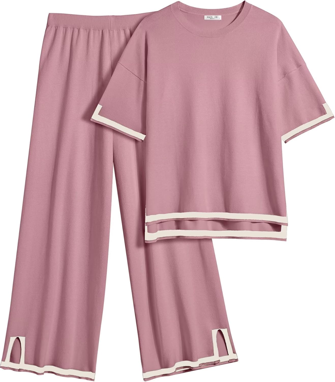 Ekouaer Lounge Set for Women Travel Outfits - Stylish Comfort
