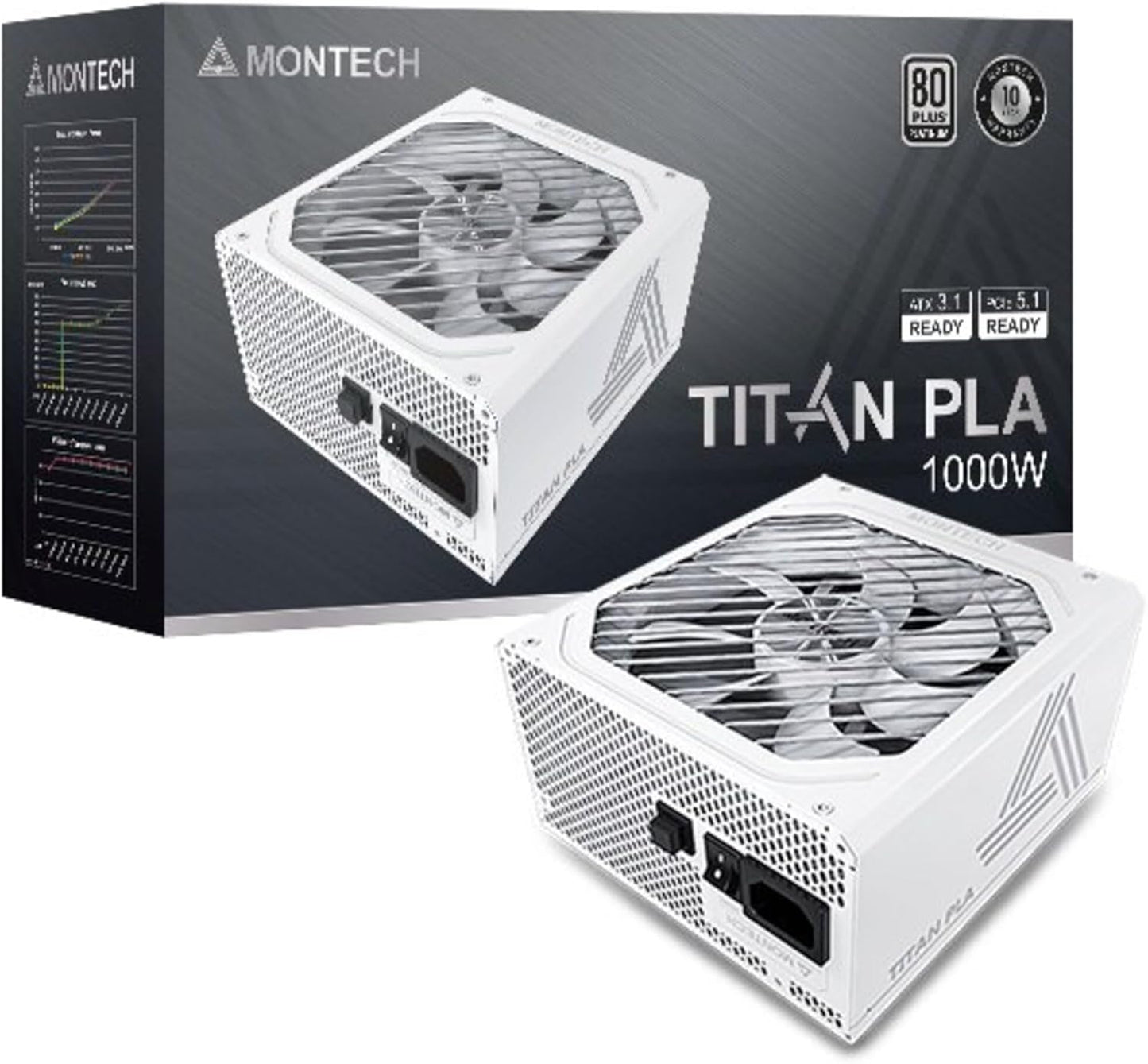 Montech Titan PLA 1000W High-End Gaming Power Supply Review