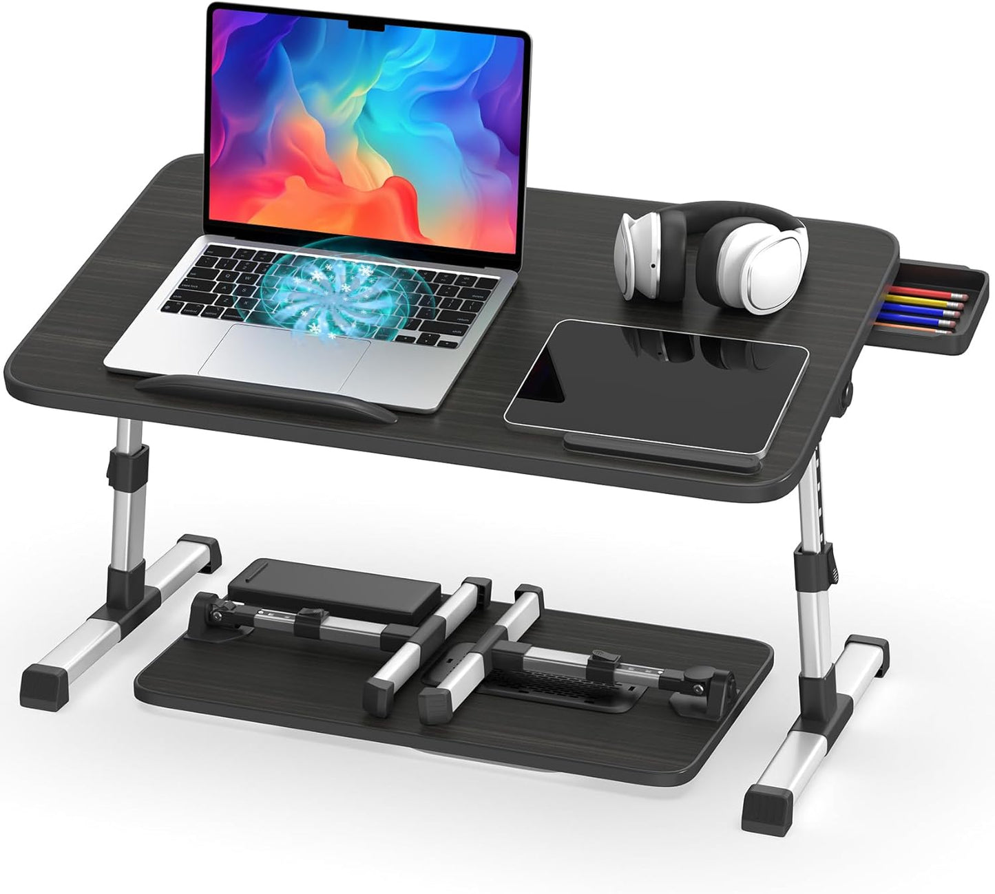 Adjustable Laptop Stand with Cooling Fan