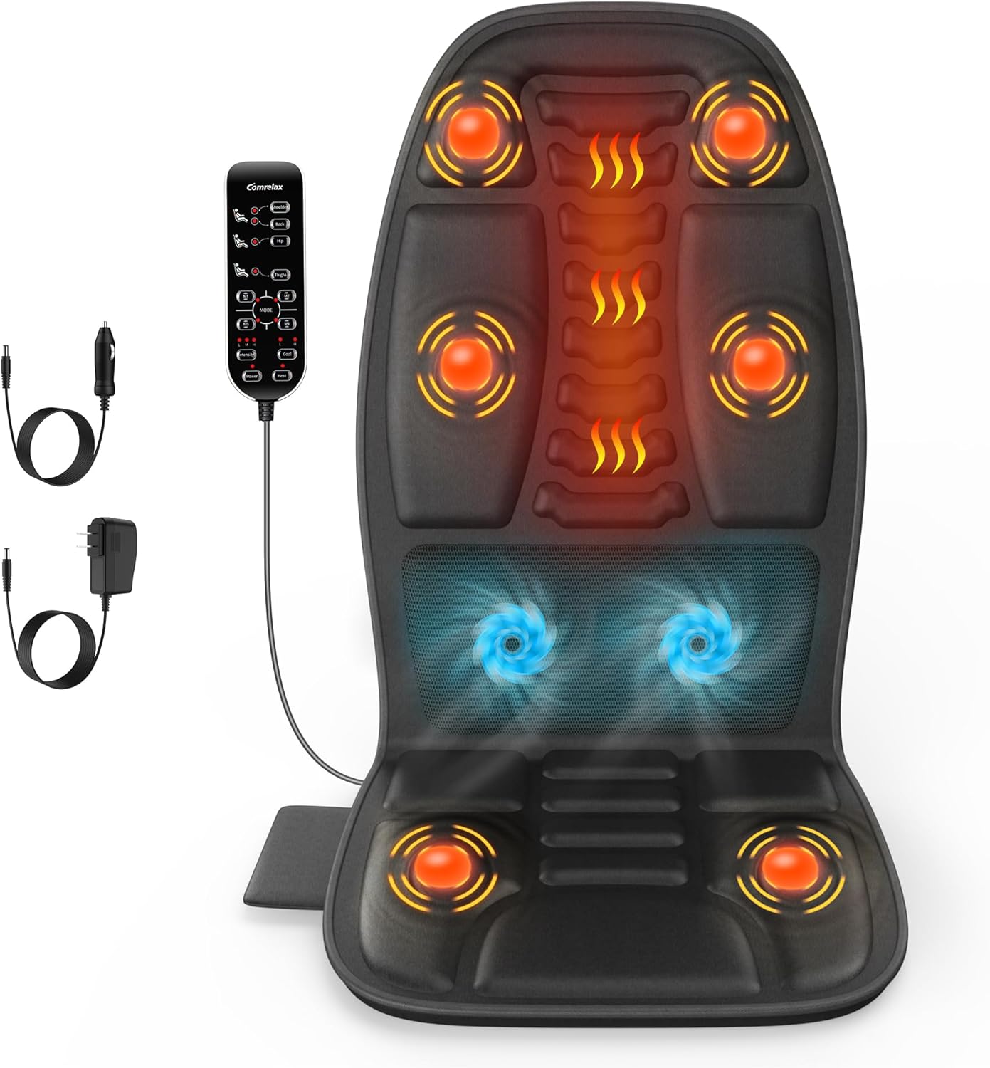 Massage Seat Cushion with Heat and Cooling for Full Body Relief