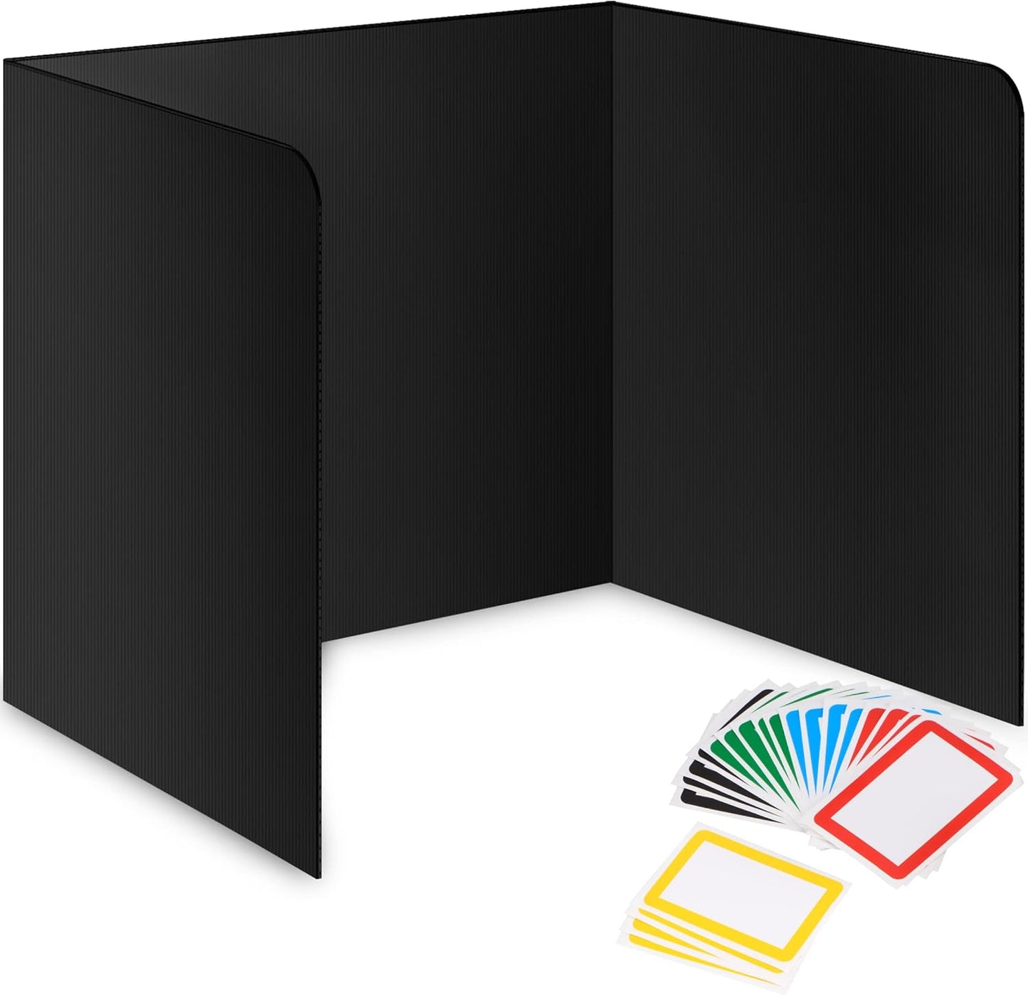 22-Pack Desk Dividers for Students - Durable Plastic Shields