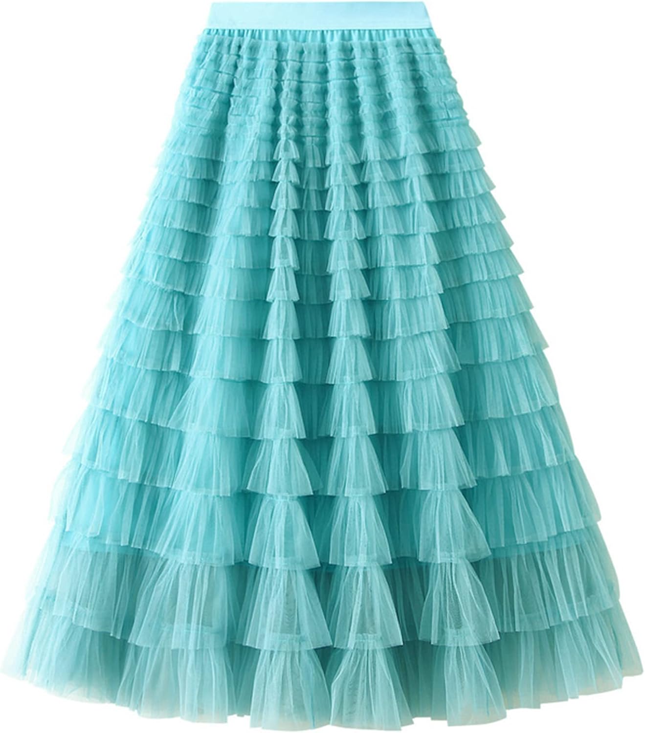 Dirholl Women's A-Line Fairy Patterned Tulle Midi Skirt Review