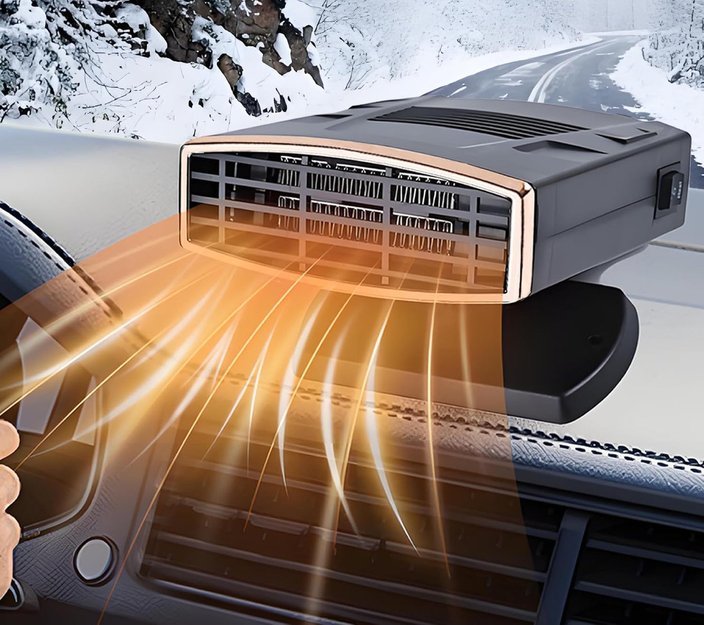 Instant Warmth On-The-Go: LILITUAN 12V Car Heater