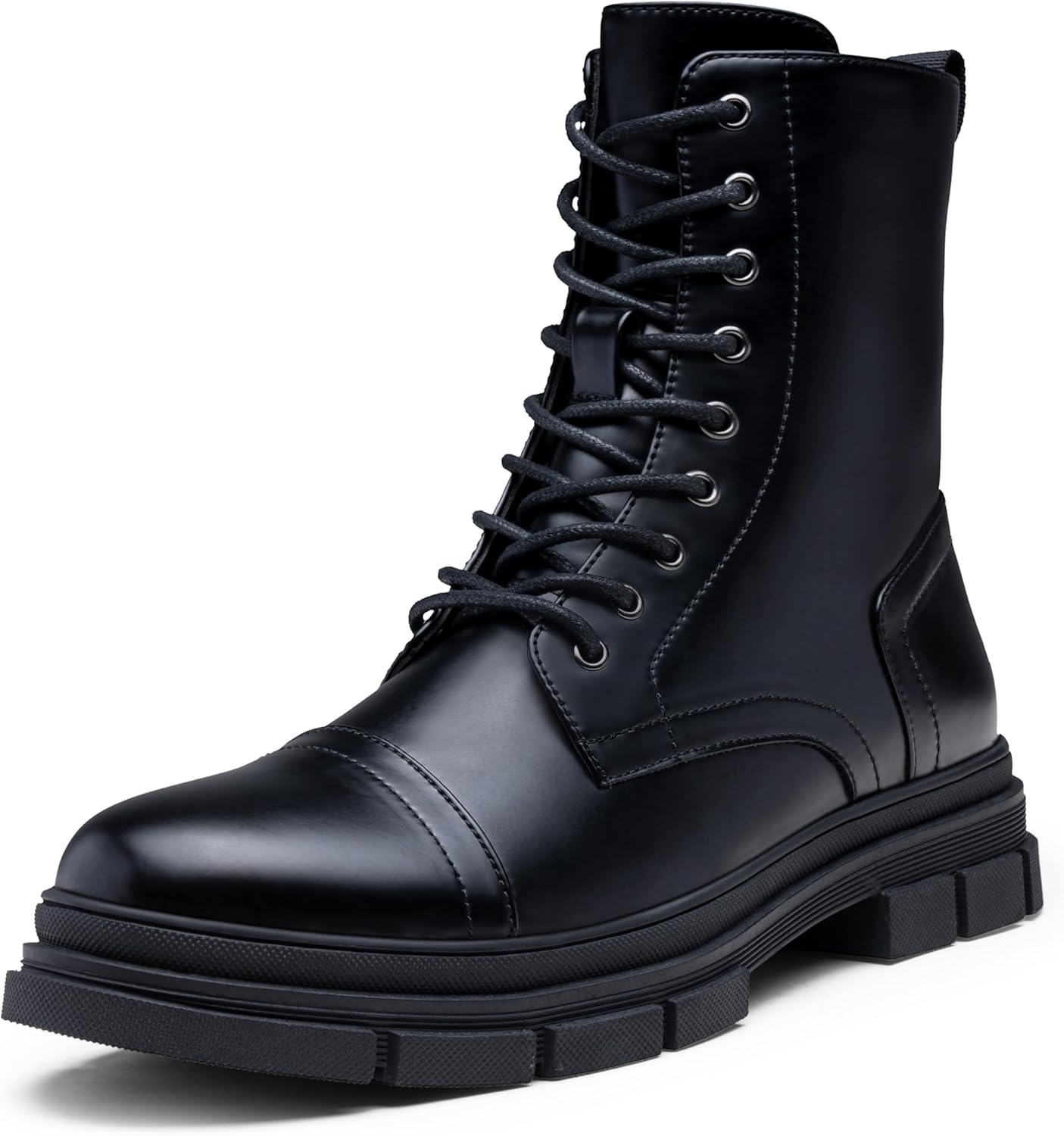 Jousen Men's High Top Motorcycle Boots: Stylish and Durable