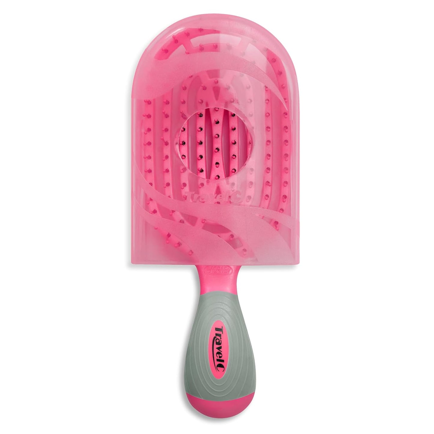 Vented TravelC Hair Dryer Safe for All Hair Types - Hot Pink