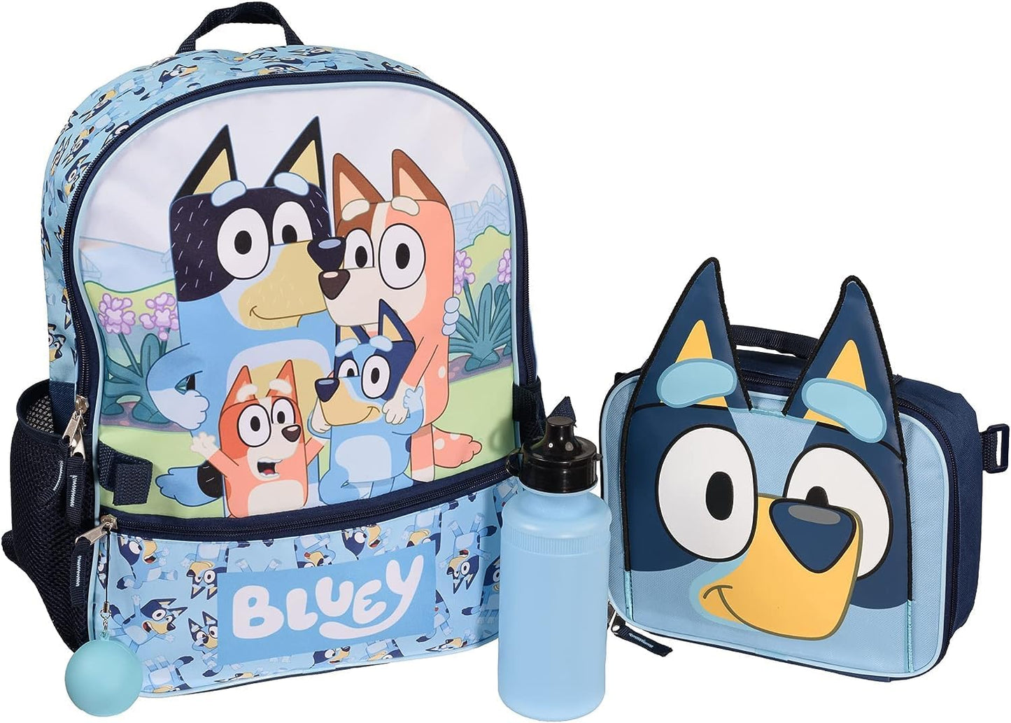 Bluey 4 Piece Backpack Set for Kids - Perfect for School