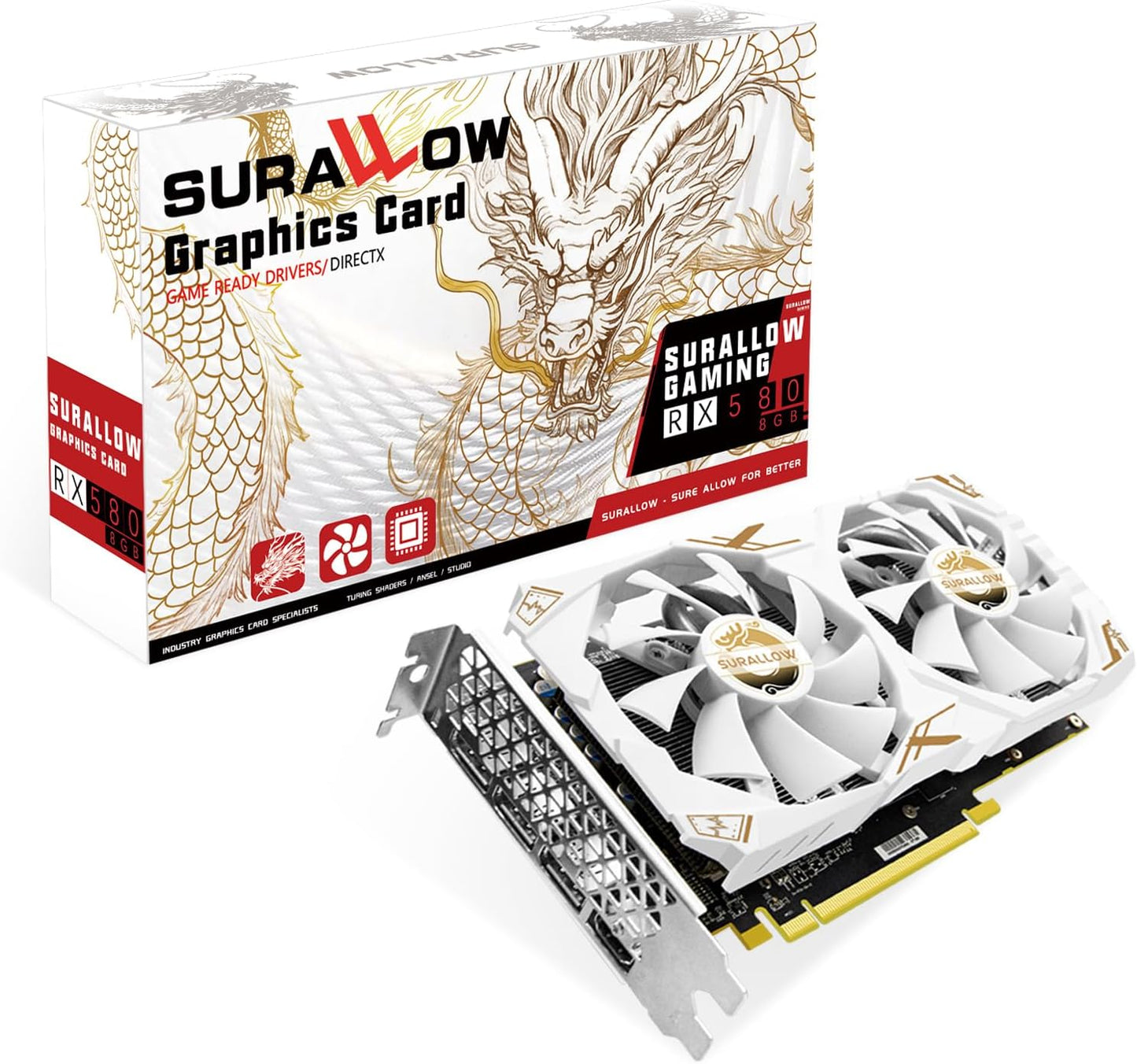 RX 580 8GB Graphics Card for Gaming PC with High Performance