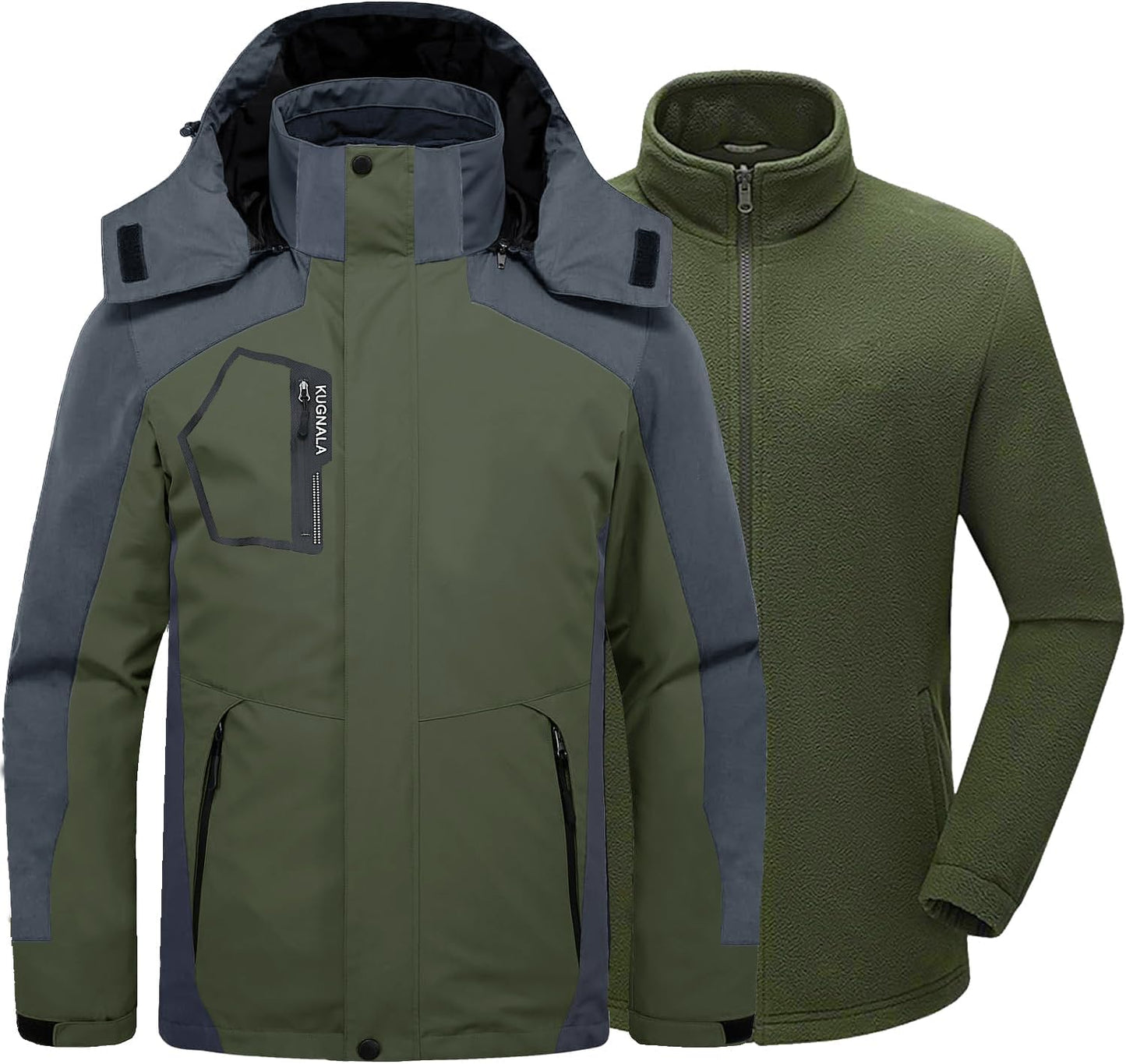 Kugnala 3-in-1 Men's Ski Jacket | Waterproof & Warm