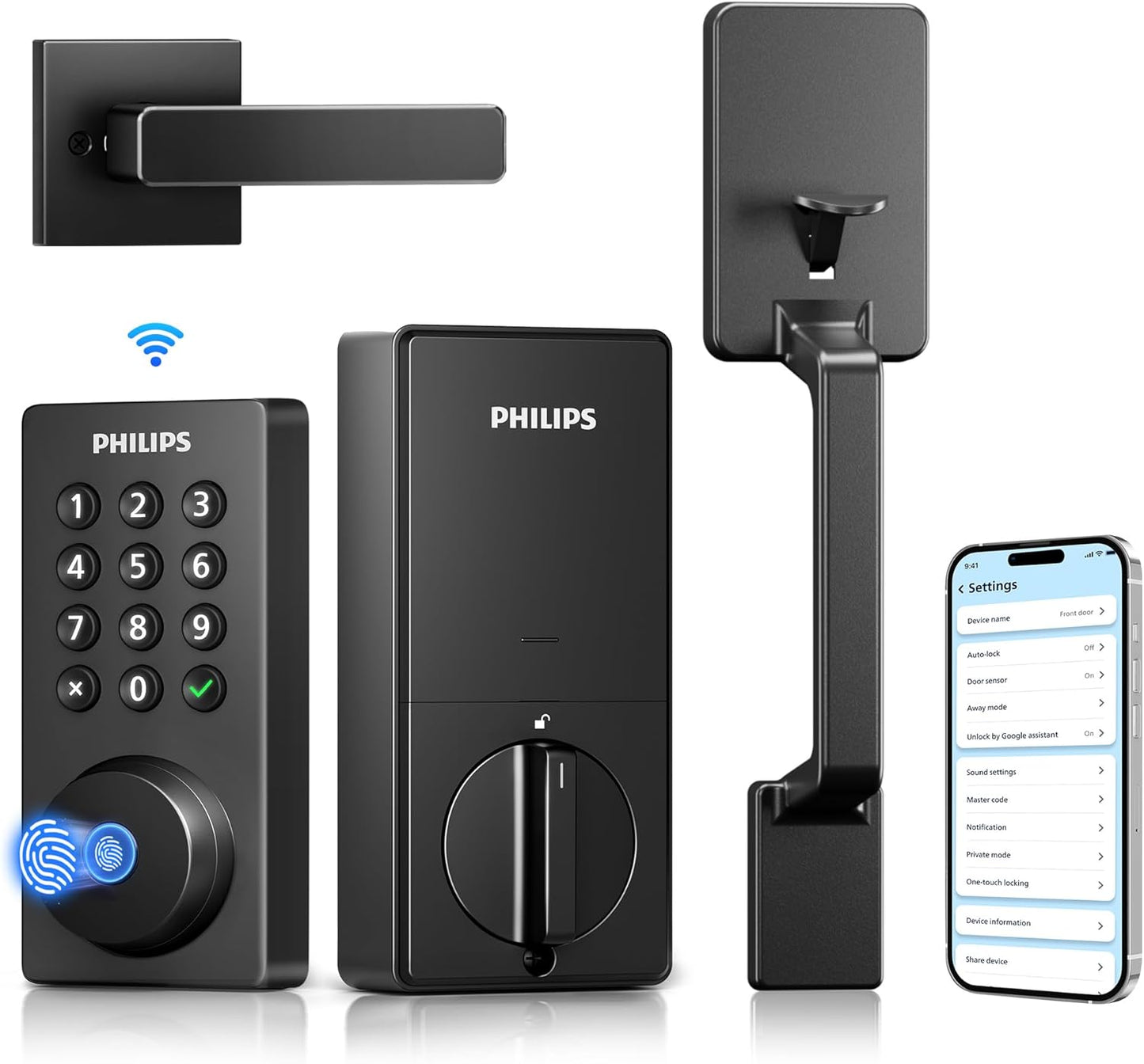 Philips Wi-Fi Smart Deadbolt Lock with Keyless Entry Features