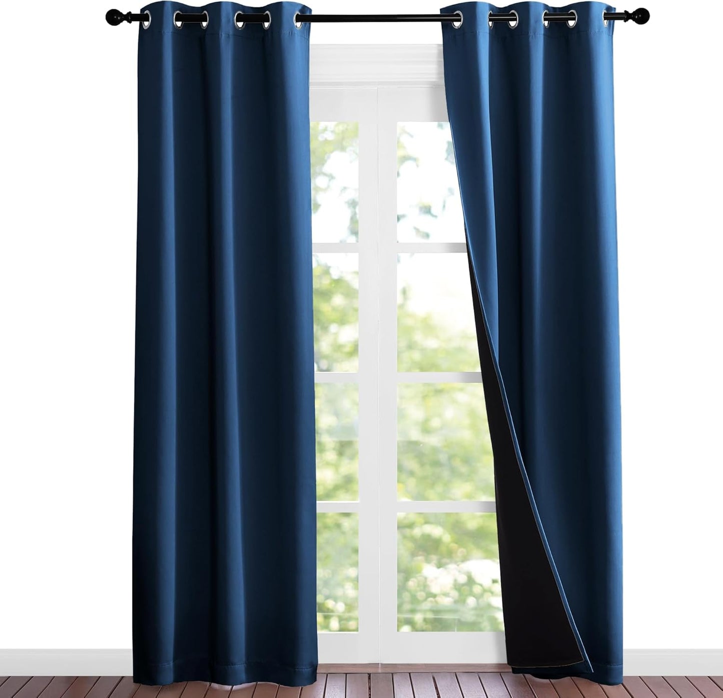 NICETOWN 100% Blackout Short Curtains for Total Light Control
