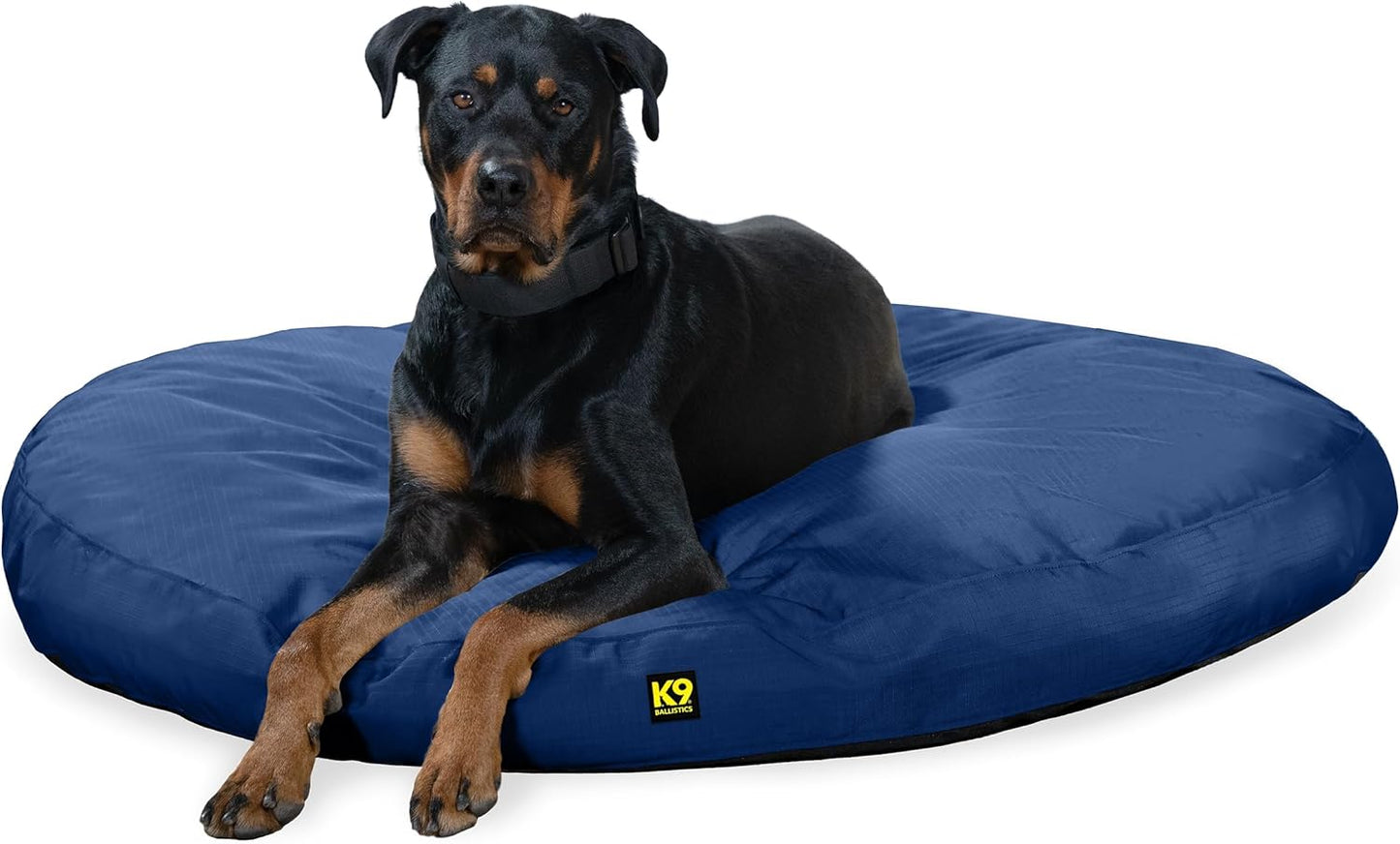 K9 Ballistics Tough Round Nesting Pillow Dog Bed for Comfort