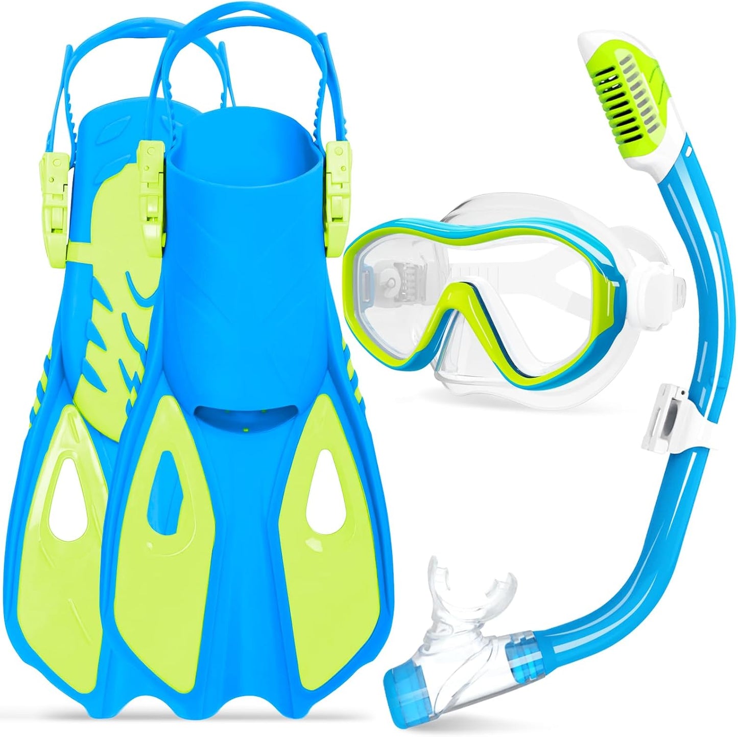 GoseWave Snorkeling Gear for Kids - Anti-Fog Mask & Snorkel Set