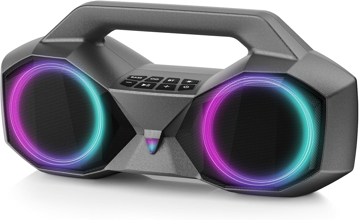 KMAG Portable Bluetooth Speaker with 80W HiFi Stereo Sound