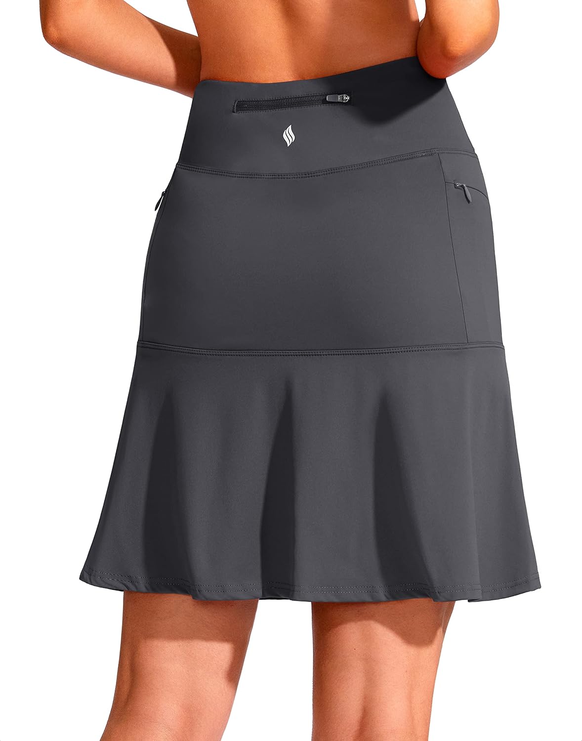 SANTINY 19 in Golf Skorts for Women with Zipper Pockets