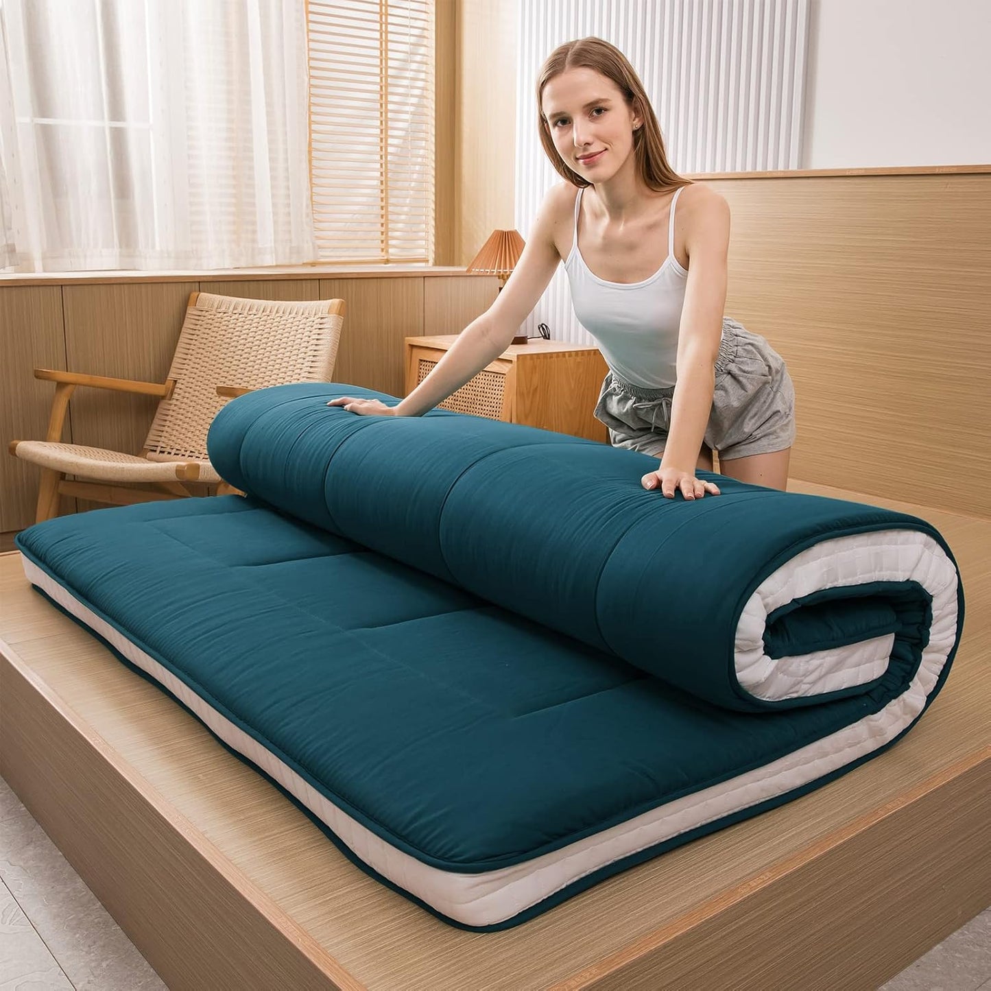 MAXYOYO Futon Mattress for Comfortable Floor Sleeping Experience
