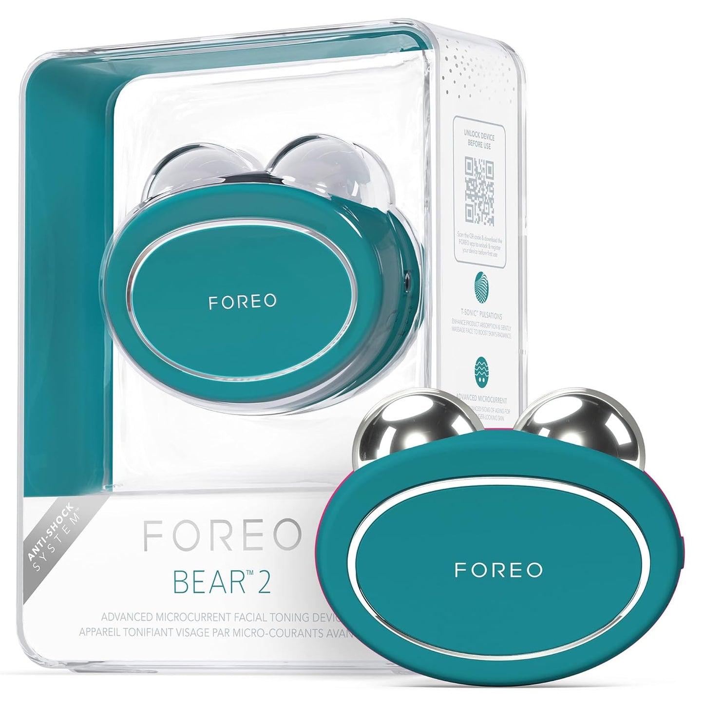 FOREO Bear 2 Microcurrent Facial Device for Lifting & Toning
