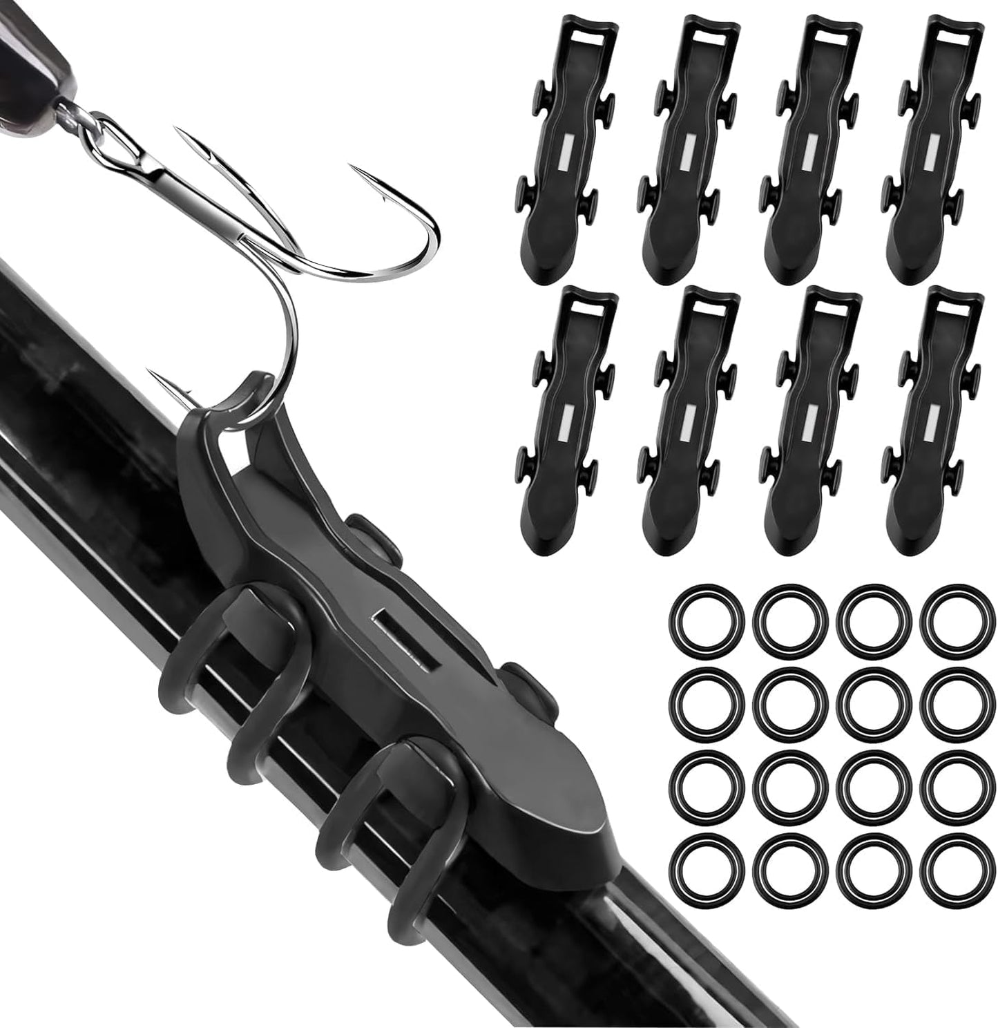 Magnetic Fishing Hook Keeper Set - Easy Install