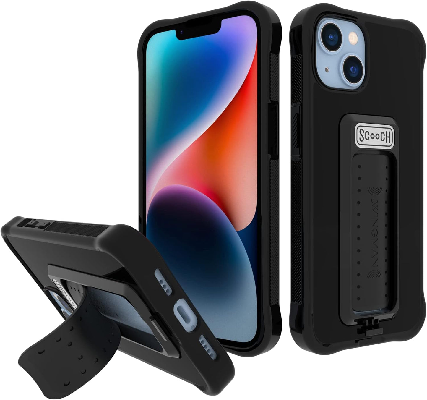 Scooch iPhone 14 Case with Stand - Wingman 5-in-1 Kickstand