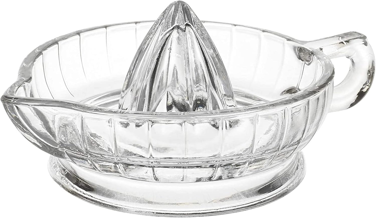 Glass Citrus Juicer: Easy Pouring for Small Fruits!