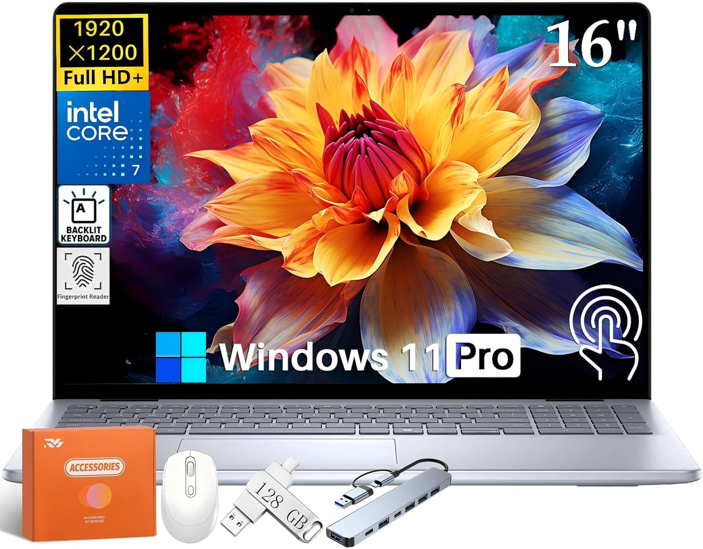 Dell Inspiron 16 5640 Touchscreen Laptop for Business & Study