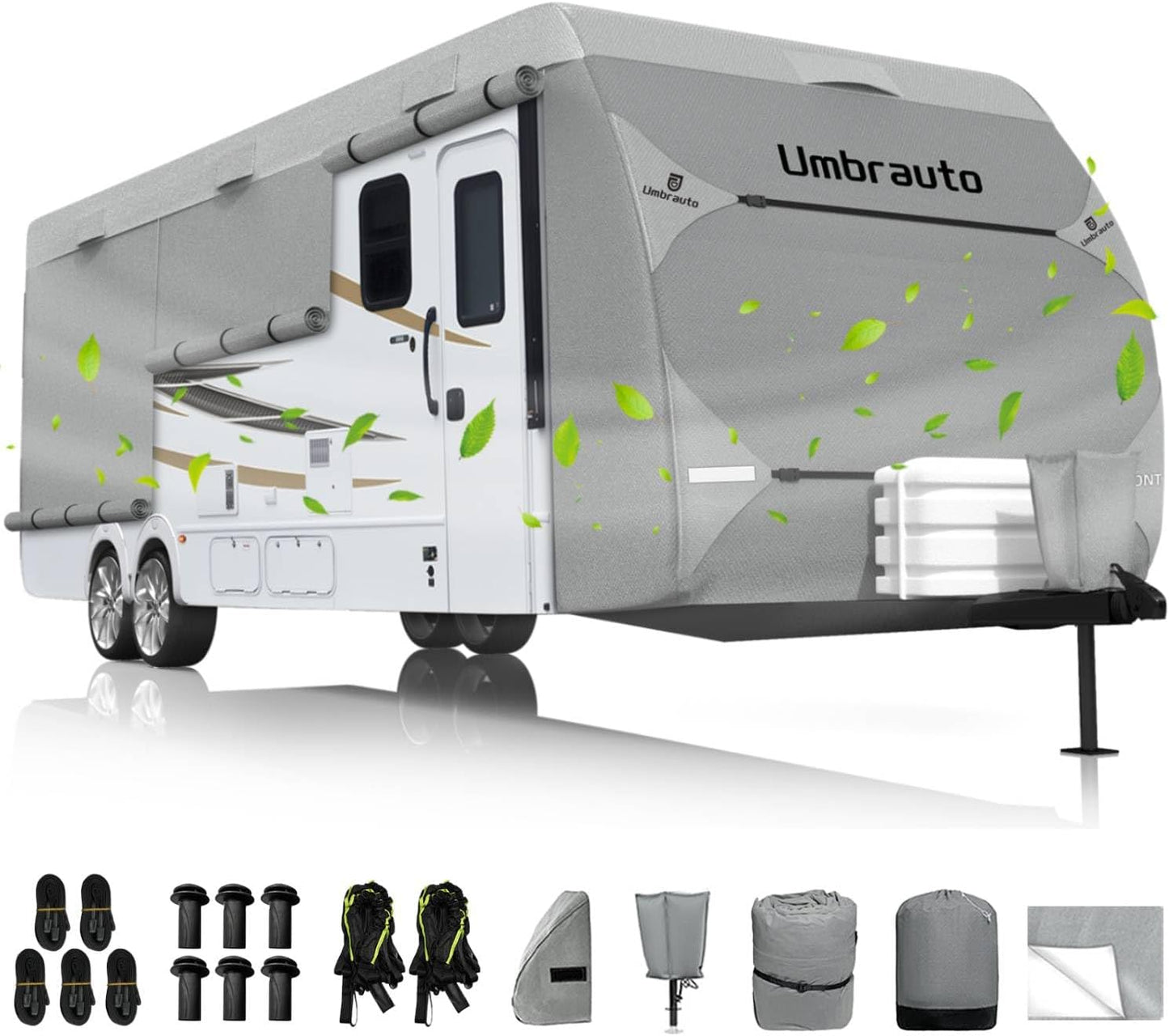 Umbrauto RV Cover for 20-22ft Travel Trailers: Lightweight & Durable