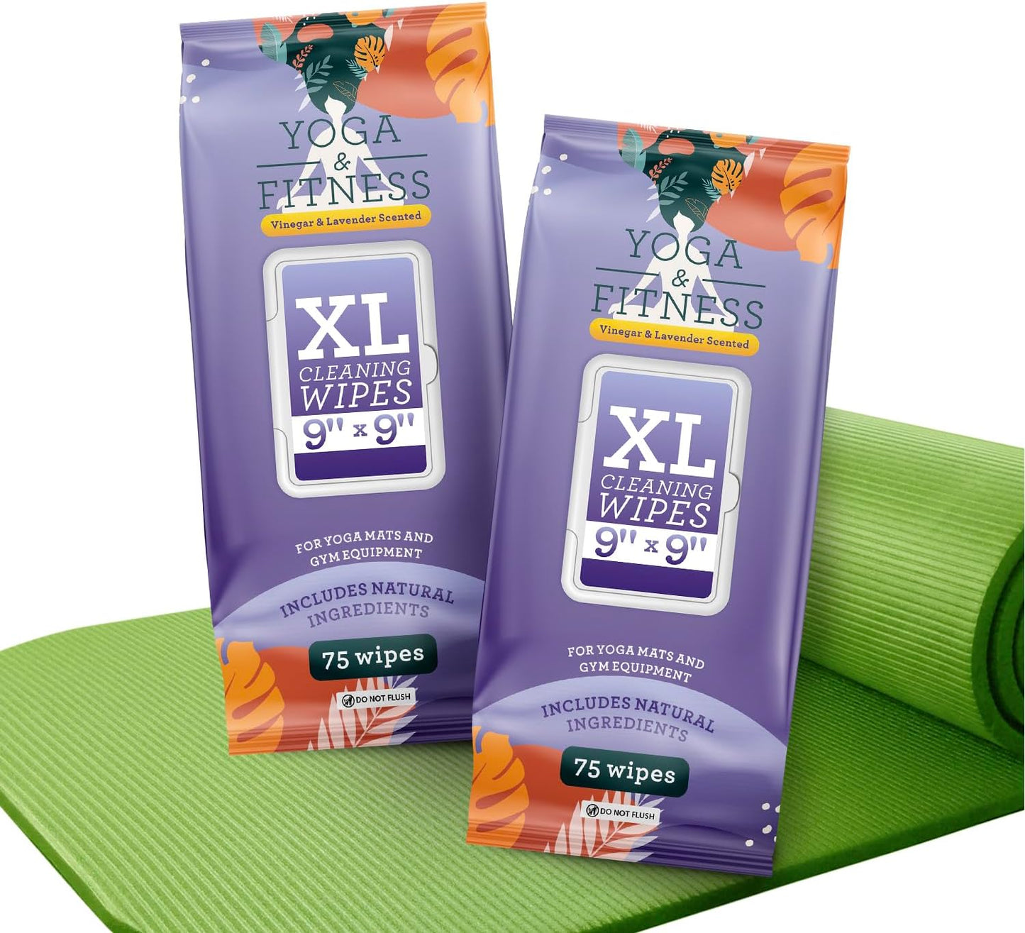 150 Lavender Gym Wipes - Durable & Extra-Large - Equipment Cleansing