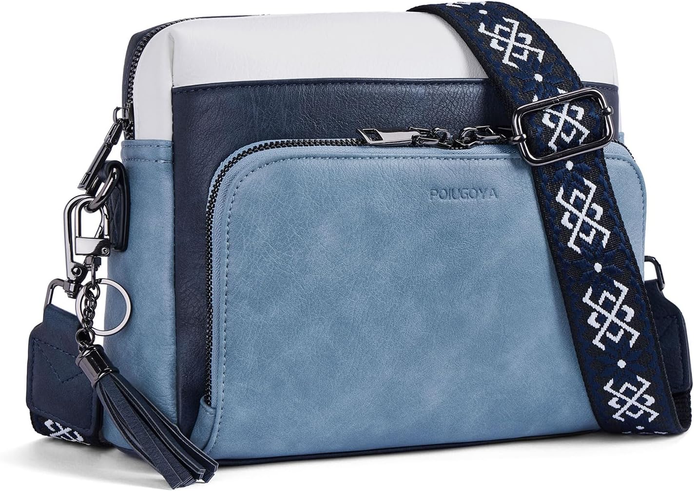 POIUGOYA Crossbody Purses for Women with RFID Wallet Design