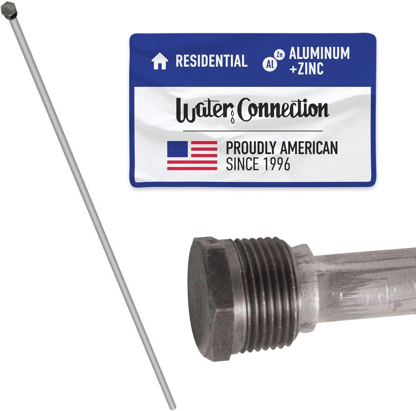 Eliminate Rotten Egg Smell: Hex Head Anode Rod