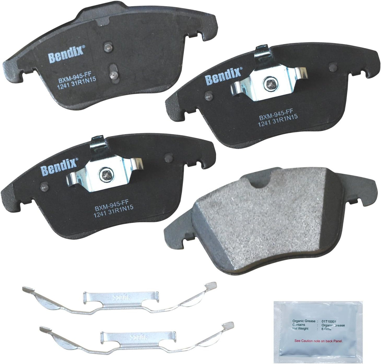 Bendix Priority1 CFM1241 Semi-Metallic Brake Pads for Jaguar